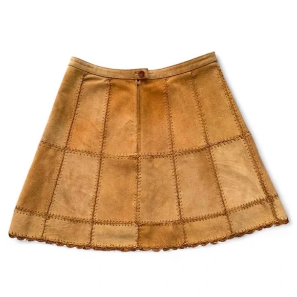 Free People Suede A-Line Skirt - Picture 2 of 7